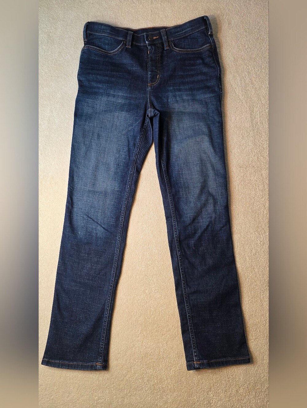 Carhartt Slim Fit Dark Wash Jeggings Workwear Stretchy Leggings Womens M Regular